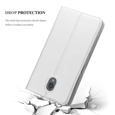 Lenovo P2 Suojakuori Lompakkokotelo (Hopea)