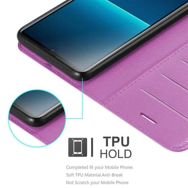 Sony Xperia L4 Suojakuori Lompakkokotelo (Violetti)