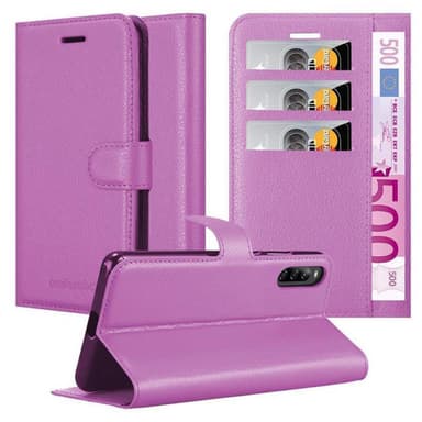 Sony Xperia L4 Suojakuori Lompakkokotelo (Violetti)