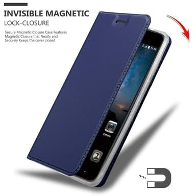 ZTE Blade A612 Suojakuori Lompakkokotelo (Sininen)