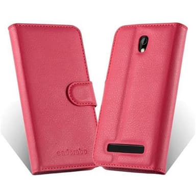 HTC Desire 500 Suojakuori Lompakkokotelo (Punainen)