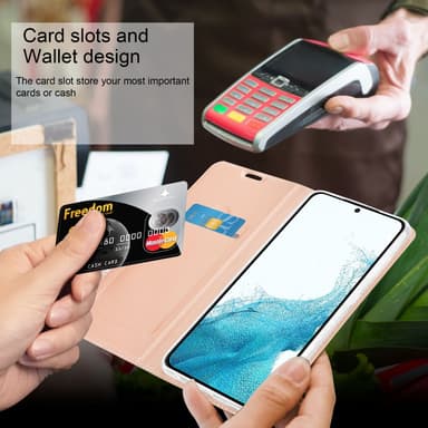 Samsung Galaxy S22 Suojakuori Lompakkokotelo