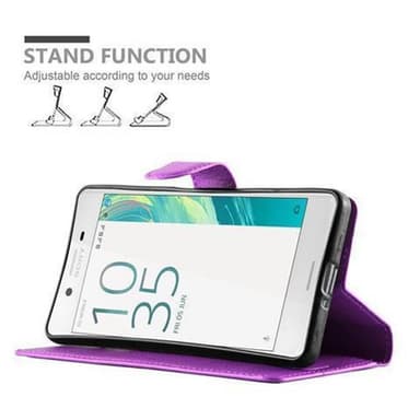 Sony Xperia X Suojakuori Lompakkokotelo (Violetti)