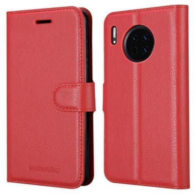Huawei MATE 30 Suojakuori Lompakkokotelo (Punainen)