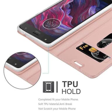 Motorola MOTO X4 Suojakuori Lompakkokotelo