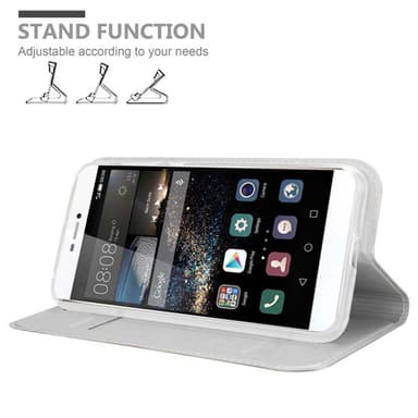 Huawei P8 Suojakuori Lompakkokotelo (Hopea)