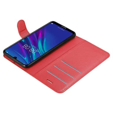 Huawei Y6 2019 Suojakuori Lompakkokotelo (Punainen)