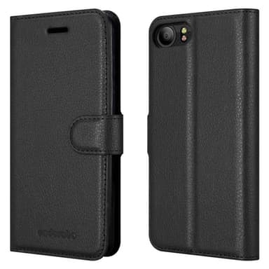 Blackberry KEYONE Suojakuori Lompakkokotelo (Musta)