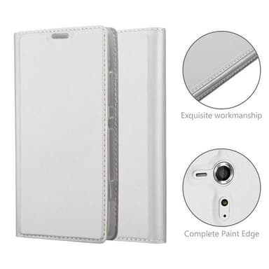 Sony Xperia SP Suojakuori Lompakkokotelo (Hopea)