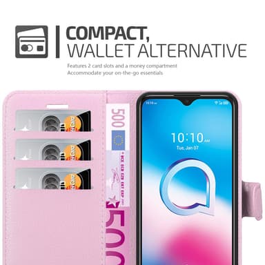Alcatel 1S 2020 Suojakuori Lompakkokotelo