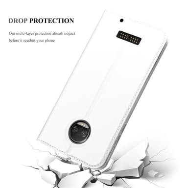 Motorola MOTO Z Suojakuori Lompakkokotelo (Hopea)