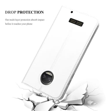 Motorola MOTO Z Suojakuori Lompakkokotelo (Hopea)