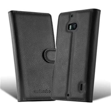 Nokia Lumia 929 / 930 Suojakuori Lompakkokotelo (Musta)