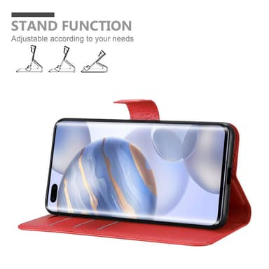 Honor 30 PRO Suojakuori Lompakkokotelo (Punainen)