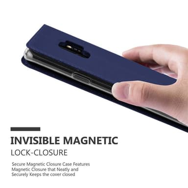 Samsung Galaxy S9 Suojakuori Lompakkokotelo (Sininen)