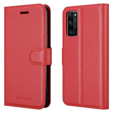 Honor 30 PRO Suojakuori Lompakkokotelo (Punainen)