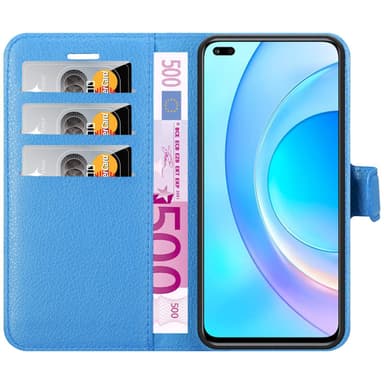 Honor 50 LITE Suojakuori Lompakkokotelo (Sininen)