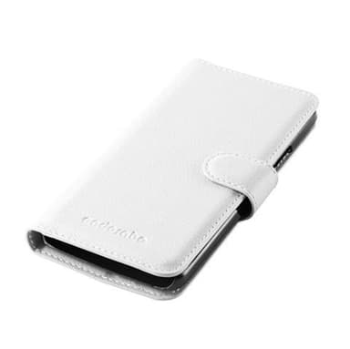 HTC ONE M8 MINI Suojakuori Lompakkokotelo (Valkoinen)