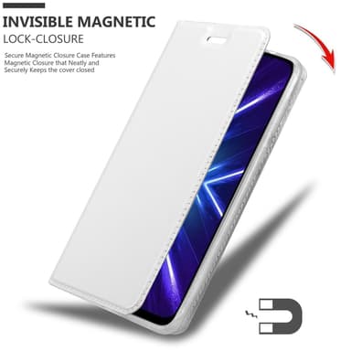 Honor 9X Suojakuori Lompakkokotelo (Hopea)