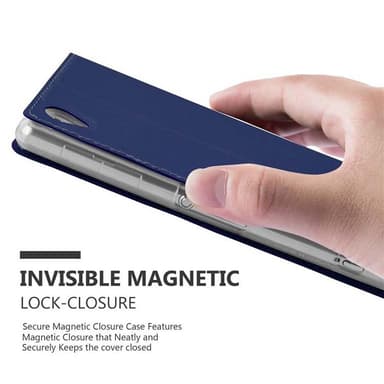 Sony Xperia Z1 Suojakuori Lompakkokotelo (Sininen)
