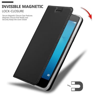 Honor 5C Suojakuori Lompakkokotelo (Musta)