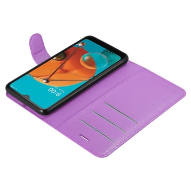 LG KQ51 Suojakuori Lompakkokotelo (Violetti)