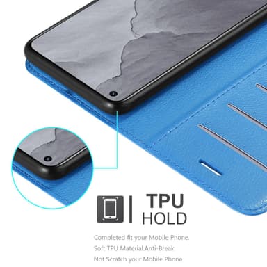 Realme GT Master Suojakuori Lompakkokotelo (Sininen)
