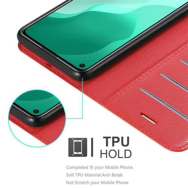 Huawei NOVA 7 SE Suojakuori Lompakkokotelo (Punainen)