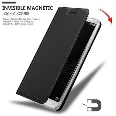 Huawei MATE 8 Suojakuori Lompakkokotelo (Musta)