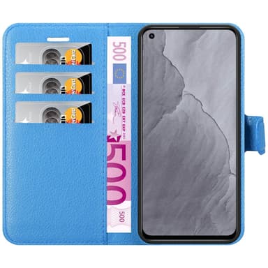 Realme GT Master Suojakuori Lompakkokotelo (Sininen)