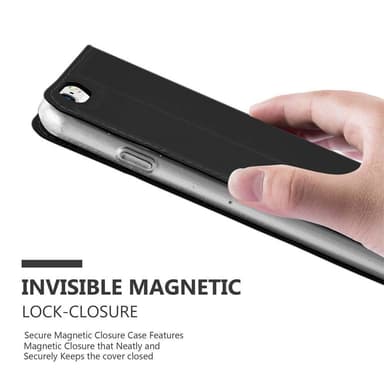 iPhone 6 / 6S Suojakuori Lompakkokotelo (Hopea)