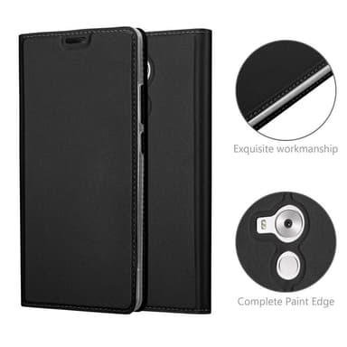 Huawei MATE 8 Suojakuori Lompakkokotelo (Musta)