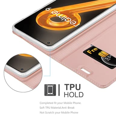 Realme 9 4G / 9 PRO+ Suojakuori Lompakkokotelo