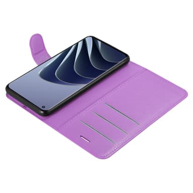 OnePlus 10 PRO 5G Suojakuori Lompakkokotelo (Violetti)