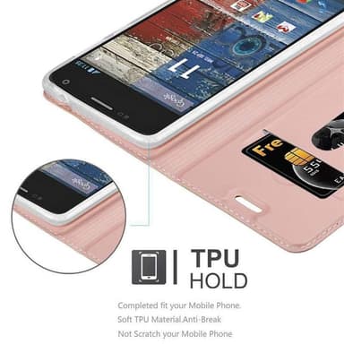Motorola MOTO G2 Suojakuori Lompakkokotelo
