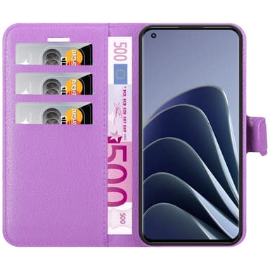 OnePlus 10 PRO 5G Suojakuori Lompakkokotelo (Violetti)