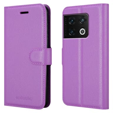 OnePlus 10 PRO 5G Suojakuori Lompakkokotelo (Violetti)
