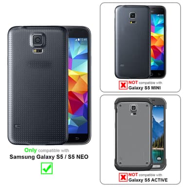 Samsung Galaxy S5 / S5 NEO Suojakuori Lompakkokotelo