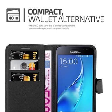 Samsung Galaxy J3 2016 Suojakuori Lompakkokotelo