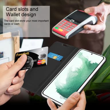 Samsung Galaxy S22 PLUS Suojakuori Lompakkokotelo