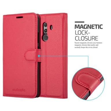 Huawei MATE 10 PRO Suojakuori Lompakkokotelo (Punainen)