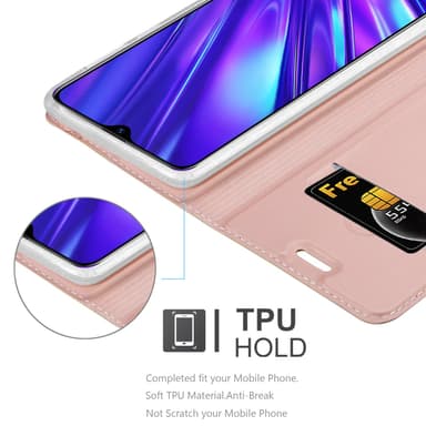 Realme 5 / 5i / 6i / C3 Suojakuori Lompakkokotelo