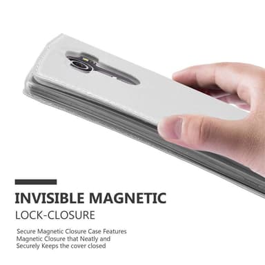 LG G4 / G4 PLUS Suojakuori Lompakkokotelo (Hopea)