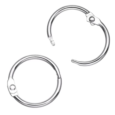 Avattavat verhorenkaat / suihkuverhorenkaat 30 kpl Hopea 60 mm