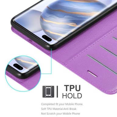 Honor 30 PRO Suojakuori Lompakkokotelo (Violetti)