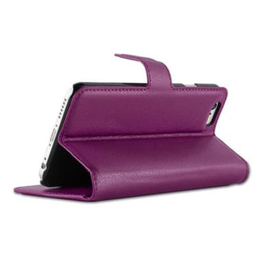iPhone 6 / 6S Suojakuori Lompakkokotelo (Violetti)