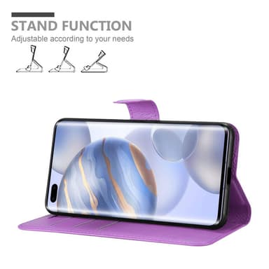 Honor 30 PRO Suojakuori Lompakkokotelo (Violetti)