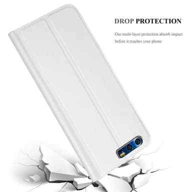 Honor 9 Suojakuori Lompakkokotelo (Hopea)