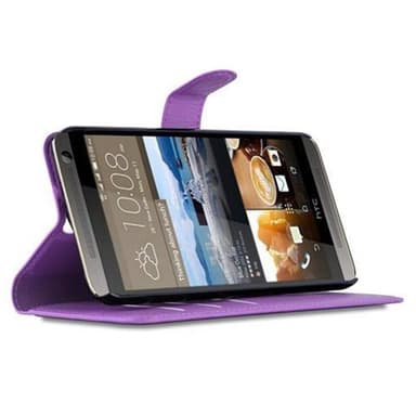 HTC ONE E9 PLUS Suojakuori Lompakkokotelo (Violetti)