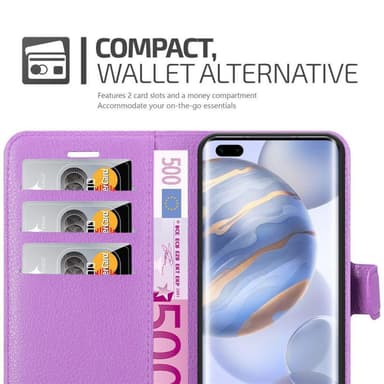 Honor 30 PRO Suojakuori Lompakkokotelo (Violetti)